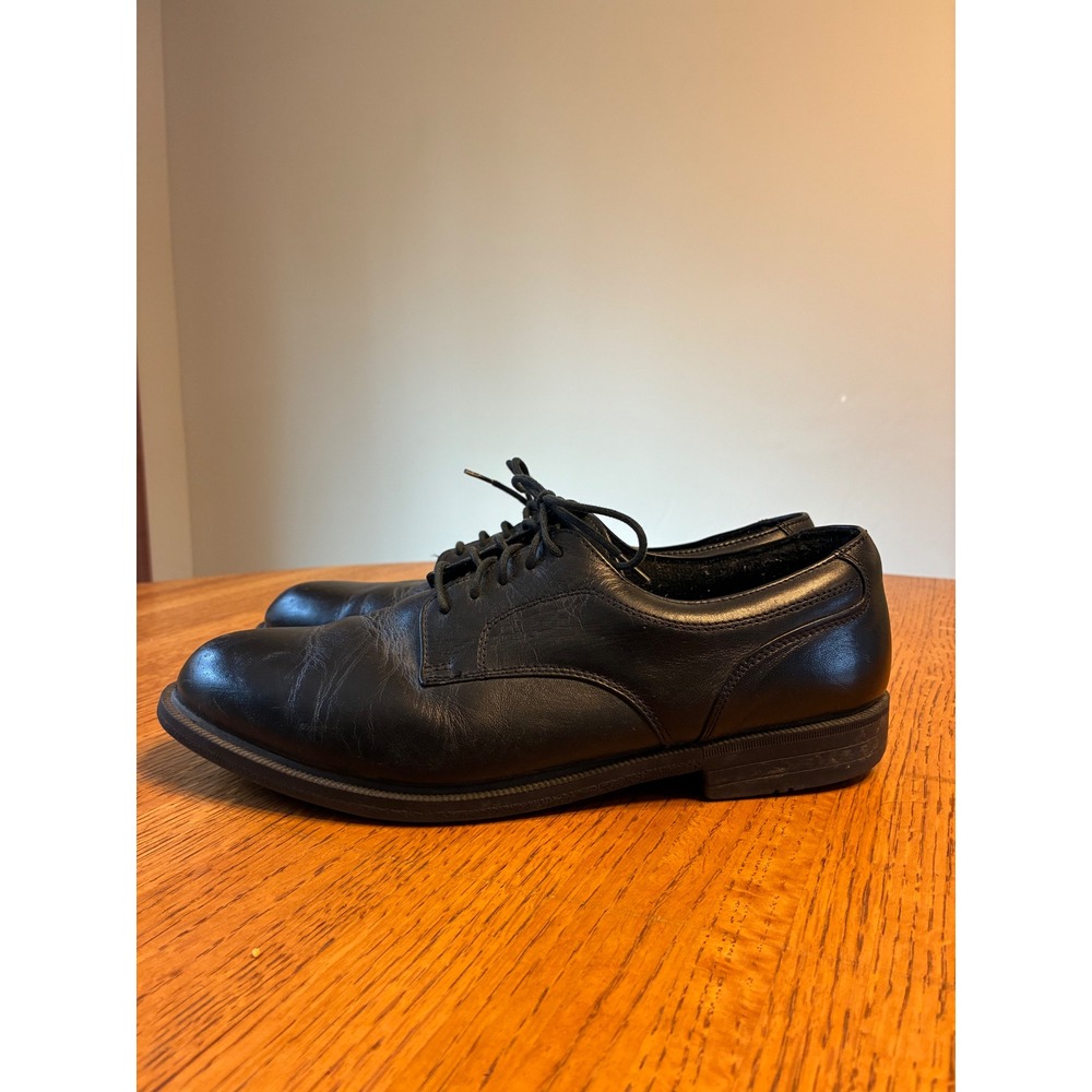 Deer Stags Broker Mens Black Leather Oxford Dress Shoes Size 8.5 M Comfort T-18‎
